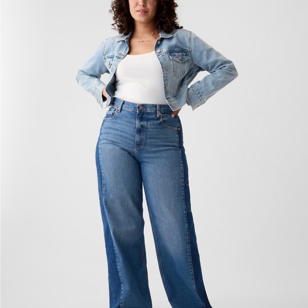Gap stride jeans size 24 two toned